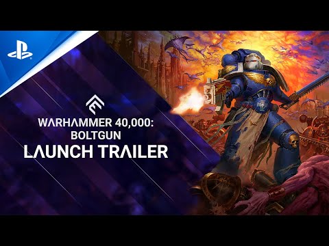Warhammer 40,000: Boltgun - Launch Trailer | PS5 &amp; PS4 Games