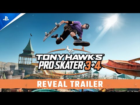 Tony Hawk&#039;s Pro Skater 3 + 4 - Reveal Trailer | PS5 &amp; PS4 Games