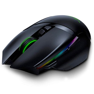 Souris Razer Basilisk Ultimate avec rétroéclairage de 16,8 millions de couleurs personnalisables