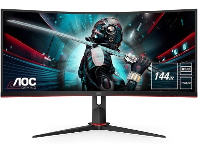 écran PC ultra wide AOC CU34G2X