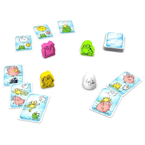 Bazar Bizarre Junior - Cartes et pièces de bois