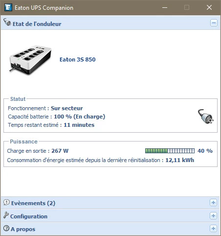 Eaton UPS Companion 850 VA