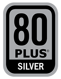 Label 80 PLUS Silver délivré par un organisme de certification