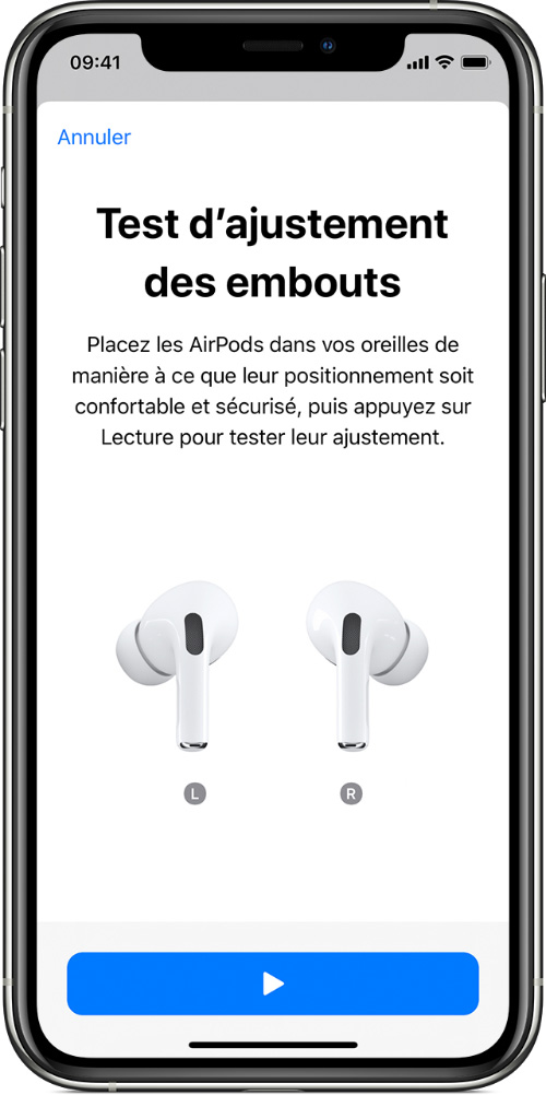 Test embouts AirPods Pro