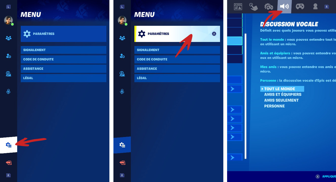 Comment activer le micro sur fortnite switch