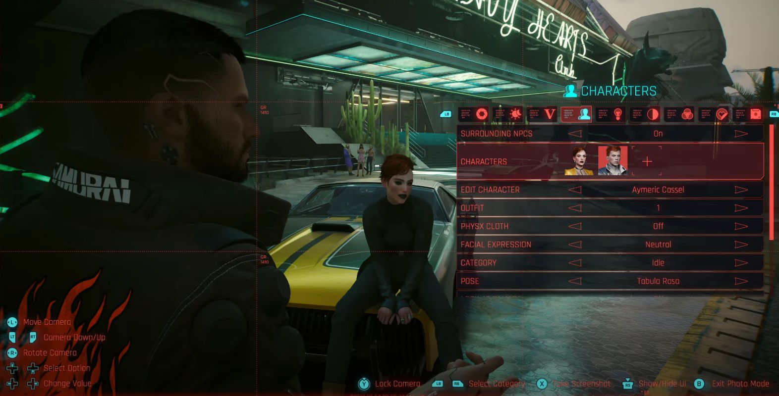 Cyberpunk 2077 photo mode