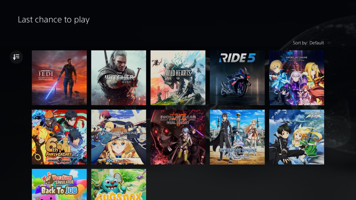 PS Plus game removals august 2025
