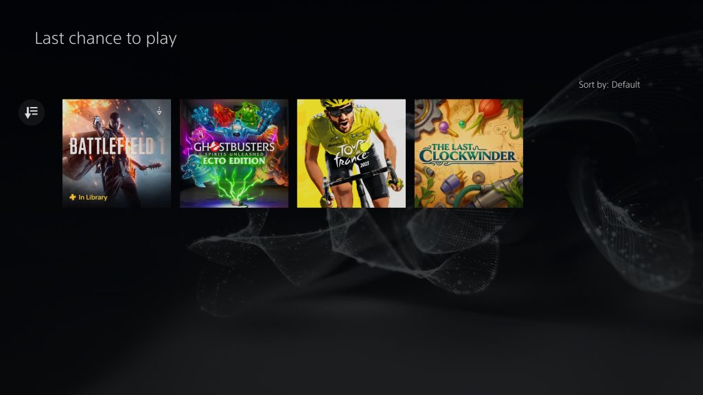 PS Plus - Sorties octobre